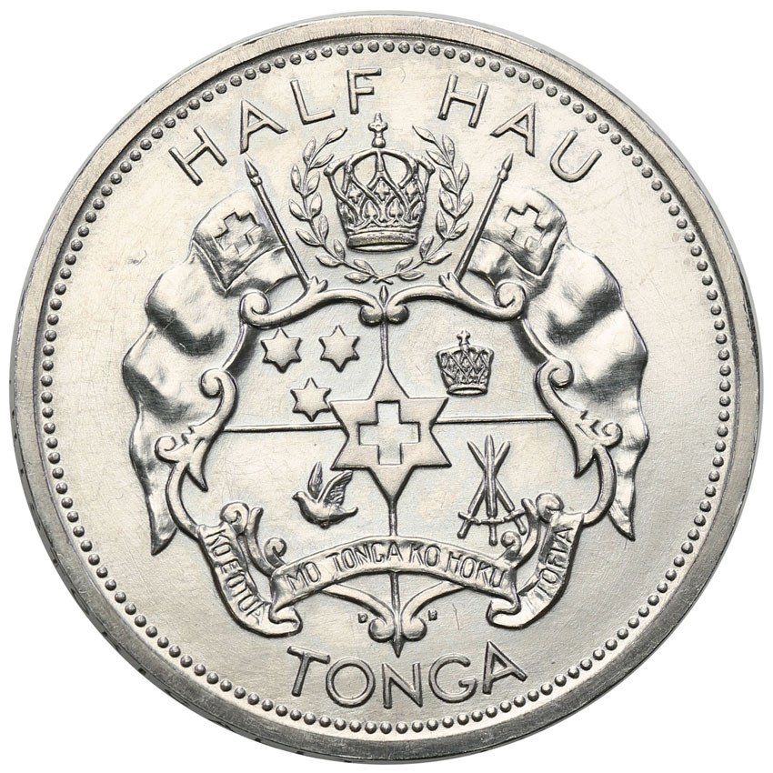 Tonga 1/2 Hau 1968 PALLAD 50-te urodziny króla st.1